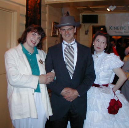 Paula Boyle, Rhett Butler, and Scarlett O'Hara