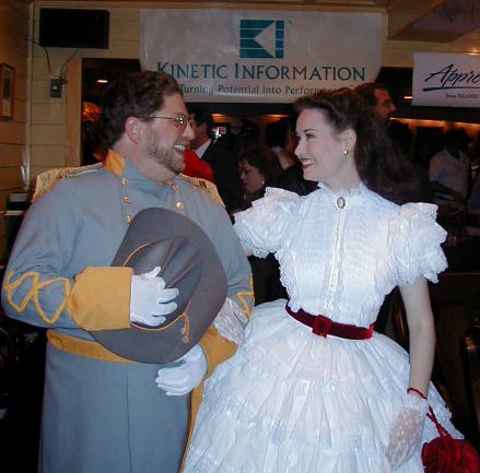 Steve Weissman and Scarlett O'Hara